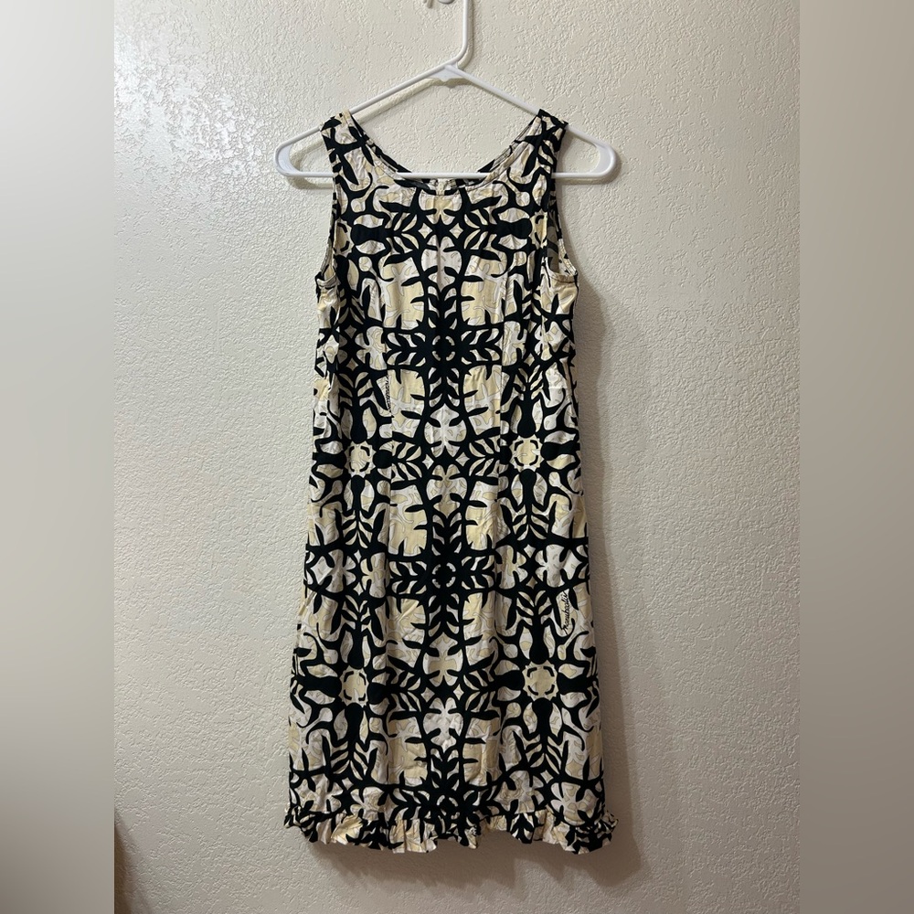 Manuhealii Vintage Quilt Mini Dress